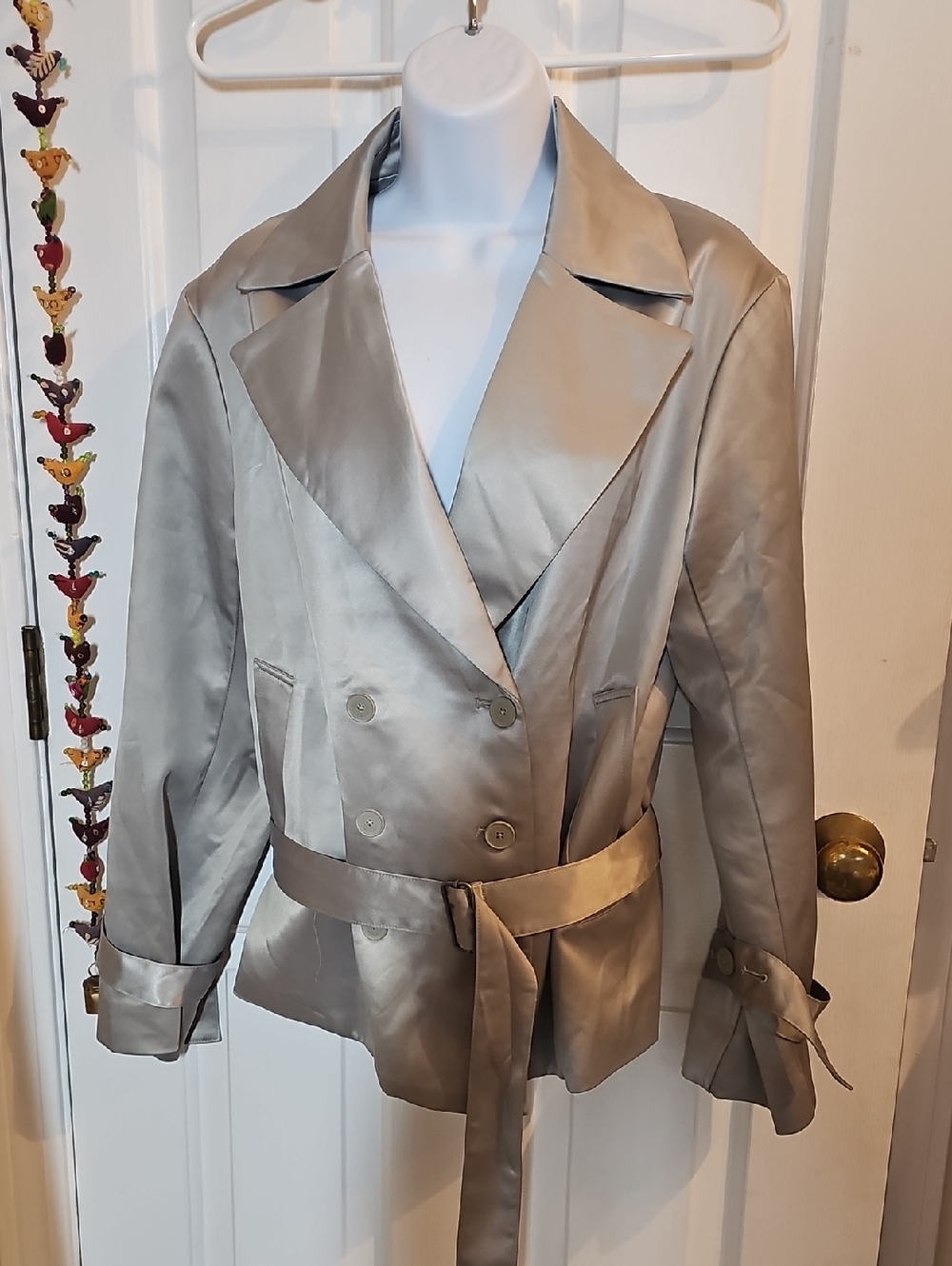 OAK+FORT Short Trench Coat XS